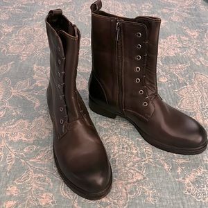 Vintage Foundry leather combat boots 9